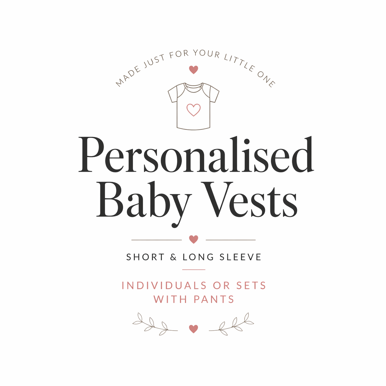 Short sleeve baby vest