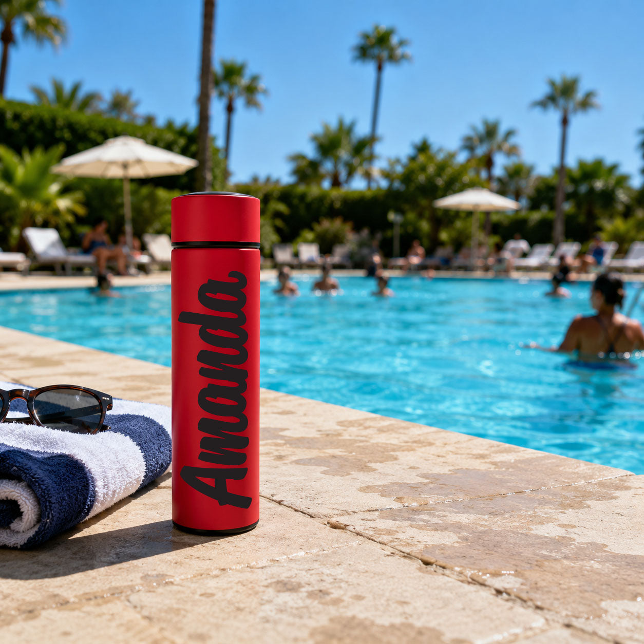 Personalised 500ml Insulated Water Bottle | Laser Engraved & Full Colour Printed