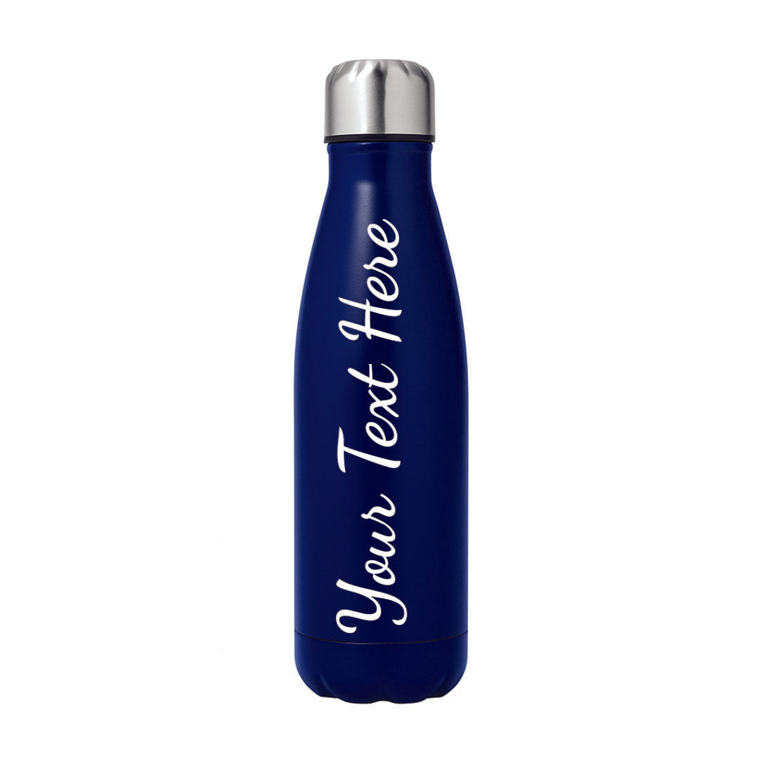 Personalised 500ml Refresh Stainless Steel Durable Double Wall Bottle Flask