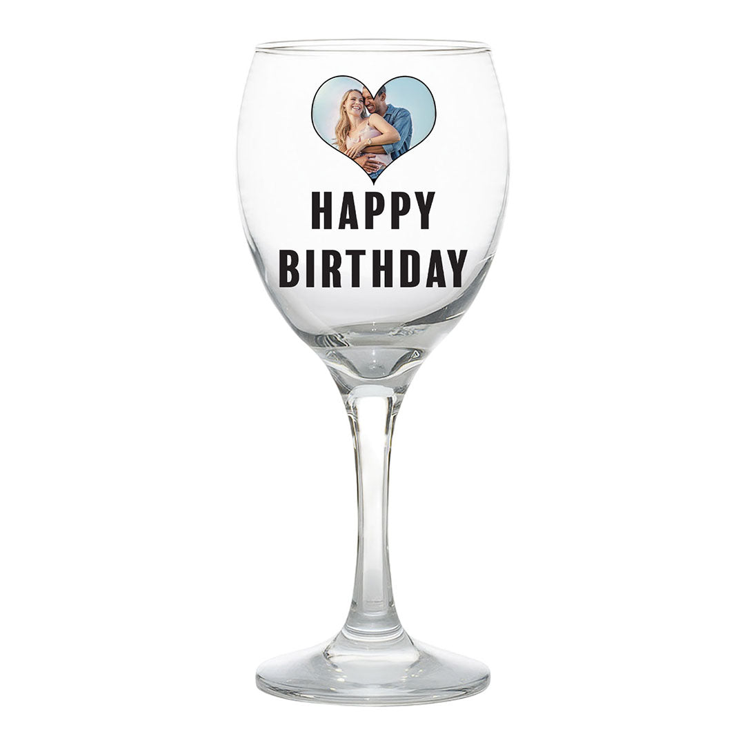 Toast in style with our customizable celebration wine glass. Ideal for birthdays, retirements, or any joyful gathering.