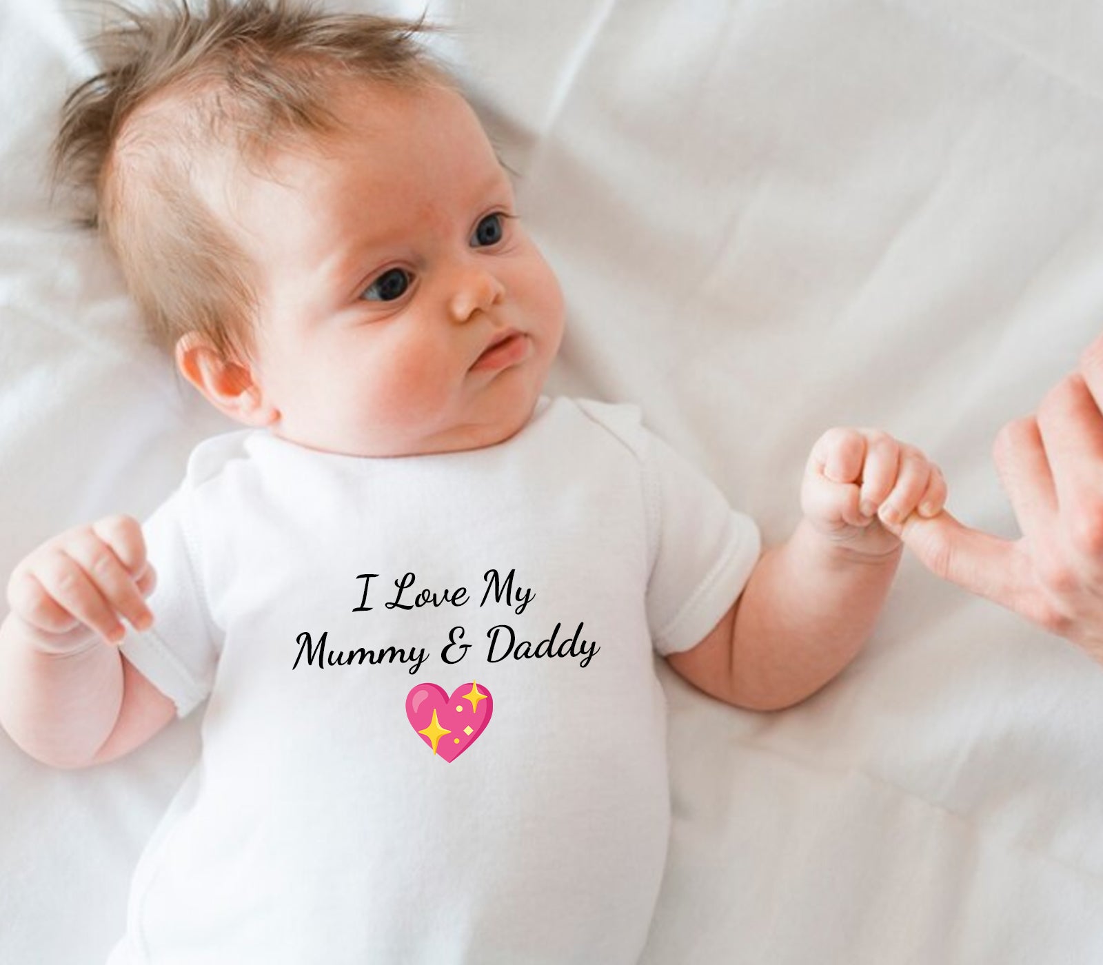 Heart Emojis Short or Long Sleeve Baby Vests