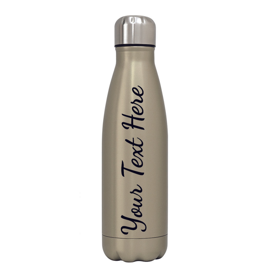 Personalised 500ml Refresh Stainless Steel Durable Double Wall Bottle Flask