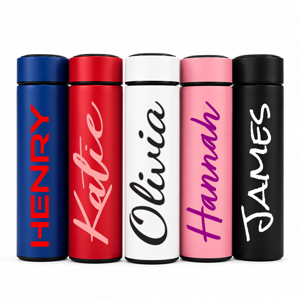 Personalised 500ml Insulated Water Bottle | Laser Engraved & Full Colour Printed