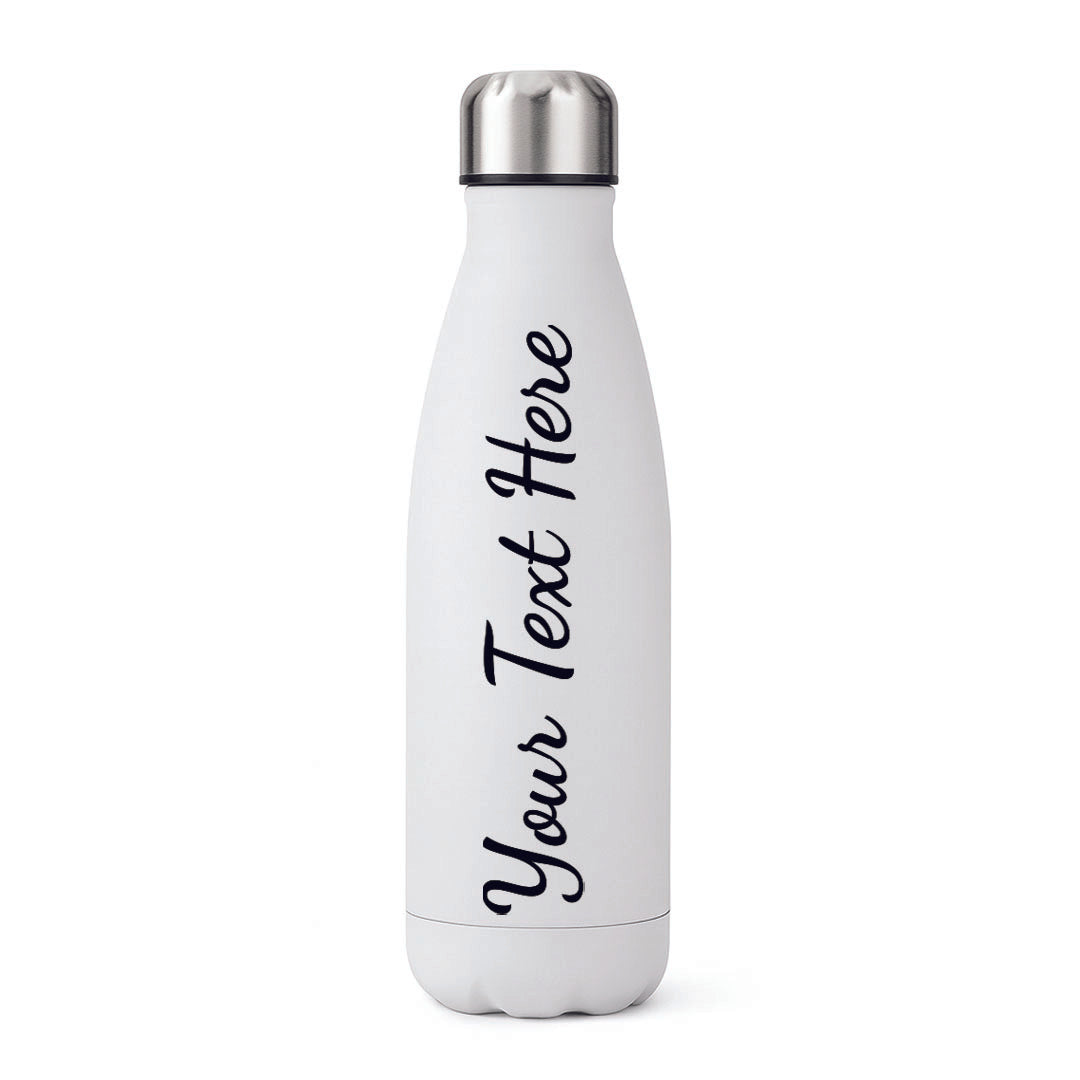 Personalised 500ml Refresh Stainless Steel Durable Double Wall Bottle Flask
