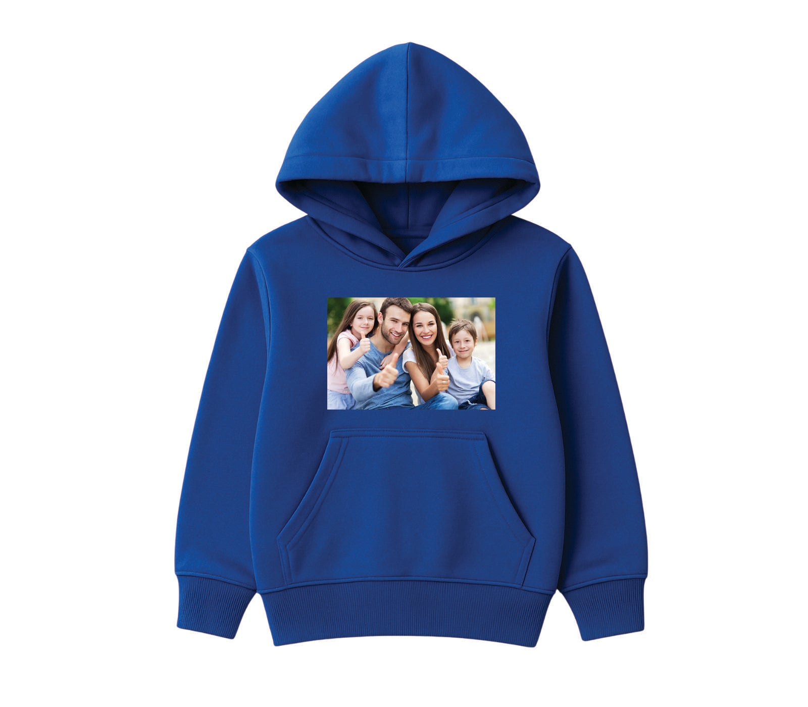 Custom navy blue tracksuit set with embroidered initials, ideal gift for men, women, or kids