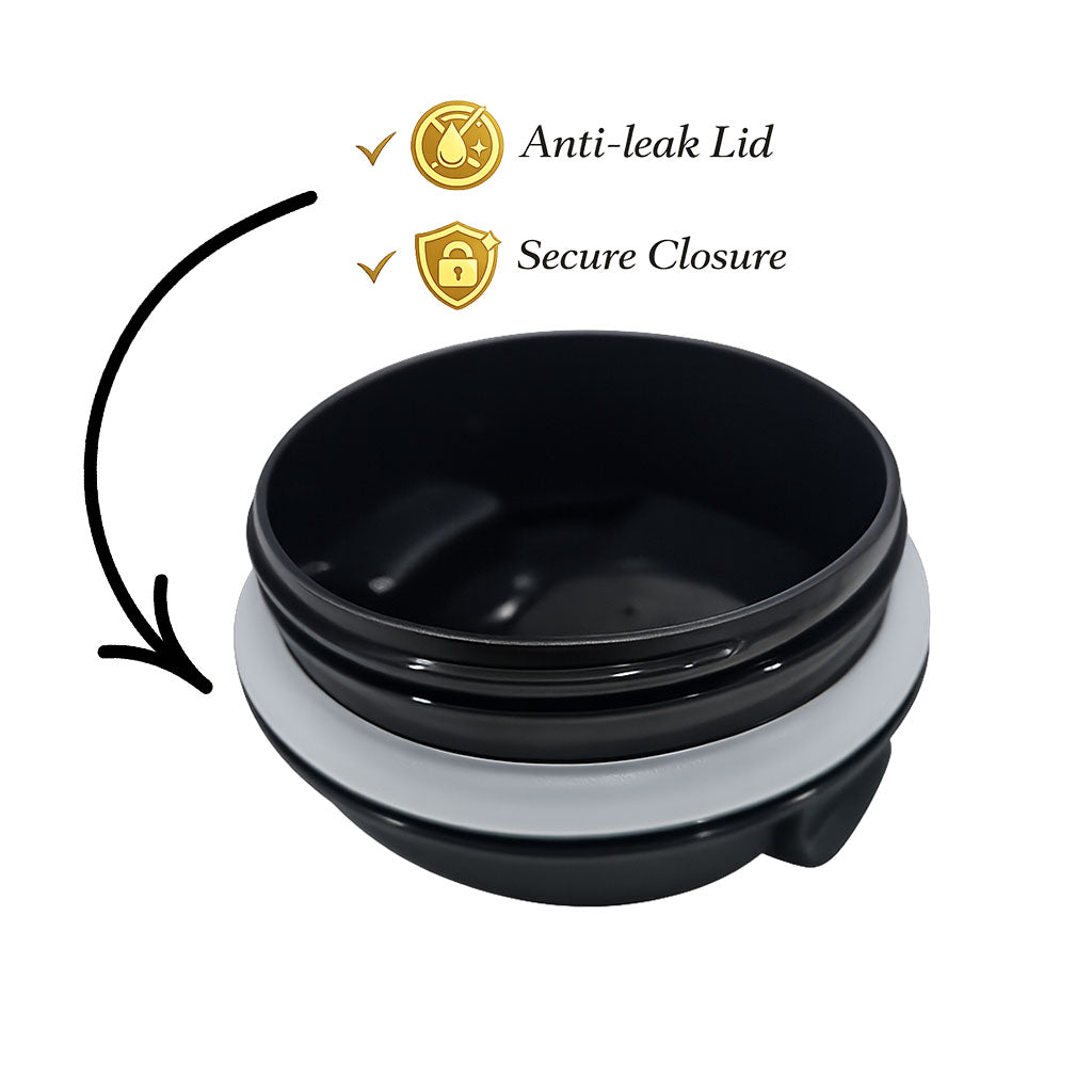 Personalised travel mug anti-leak lid with secure closure for spill-proof coffee on the go